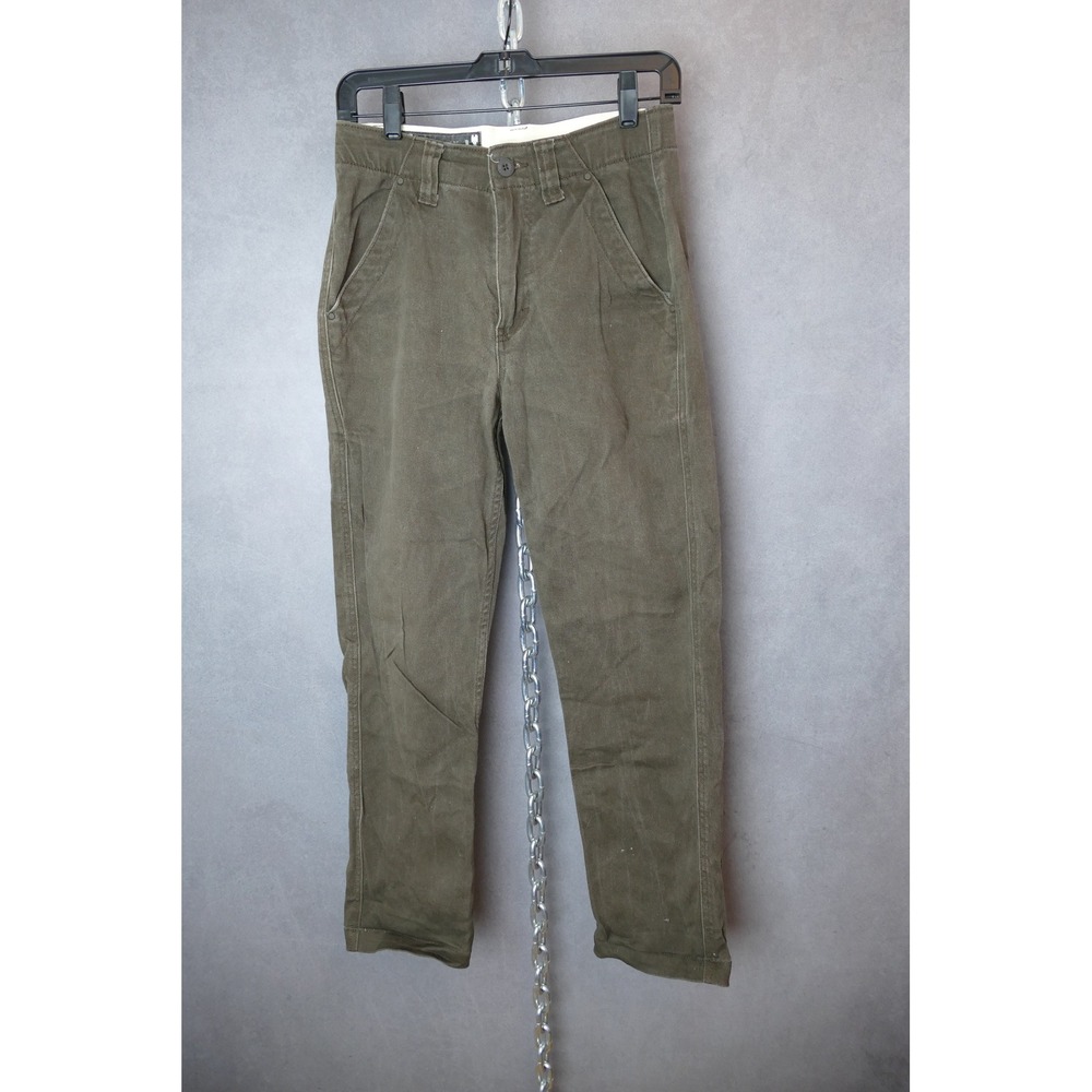 Brown Rapha Canvas Work Pants Mechanics Style Utility Pocket Trousers‎